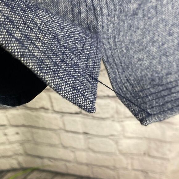 Banana Republic Stitch Detail Short Sleeve Wool Blend Sheath Dress Chambray Size - Picture 13 of 16